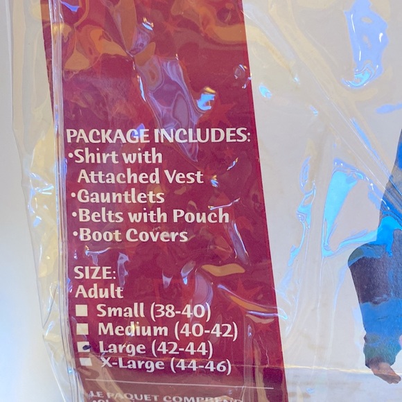 LIKE NEW!! Never Worn. Mens Realistic Robin Hood Costume Size Large (42-44) - Picture 4 of 7